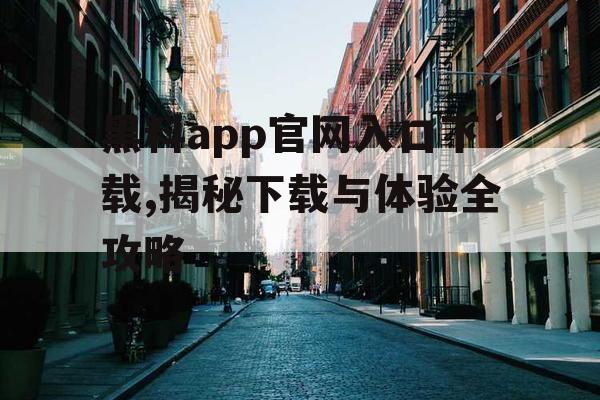 黑料app官网入口下载,揭秘下载与体验全攻略