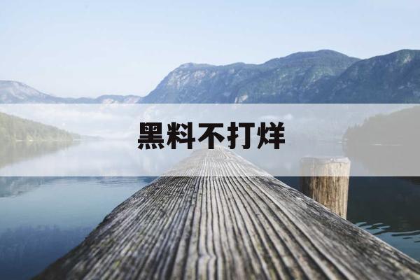 黑料不打烊