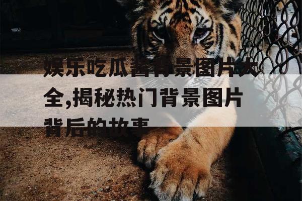 娱乐吃瓜酱背景图片大全,揭秘热门背景图片背后的故事