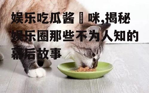 娱乐吃瓜酱貓咪,揭秘娱乐圈那些不为人知的幕后故事
