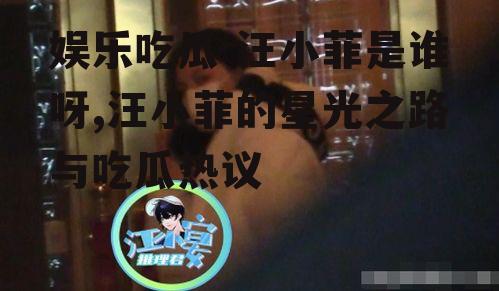 娱乐吃瓜 汪小菲是谁呀,汪小菲的星光之路与吃瓜热议
