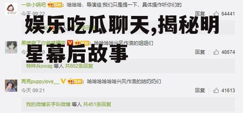 娱乐吃瓜聊天,揭秘明星幕后故事