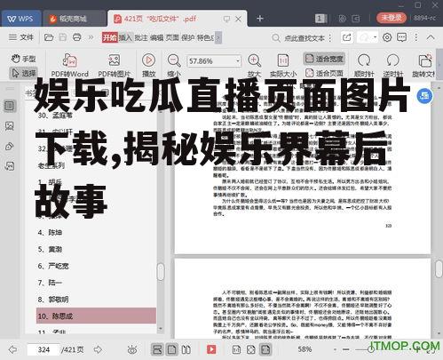 娱乐吃瓜直播页面图片下载,揭秘娱乐界幕后故事
