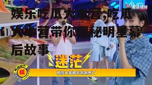 娱乐吃瓜大本营,吃瓜大本营带你探秘明星幕后故事